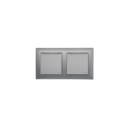 Gamme étanche Gris 2+2 modules|sfh|9cc04c6cce7a|