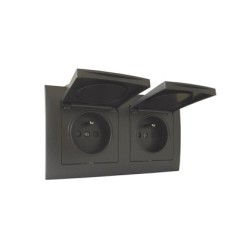 Gamme étanche Noir 2+2 modules|sfh|c5a17a36caf9|