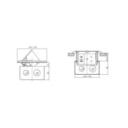 Boîtes au sol Carrée|sfh|cd71552645fe|