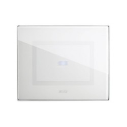 PLAQUE VERA 44 TOUCH RECTANGULAIRE BLANC 3 MODULES 1 COMMANDE|sfh|f139c72b46ba|