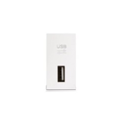 Prise USB pour boîte au sol 1 module Blanc|sfh|91f19d2ead27|