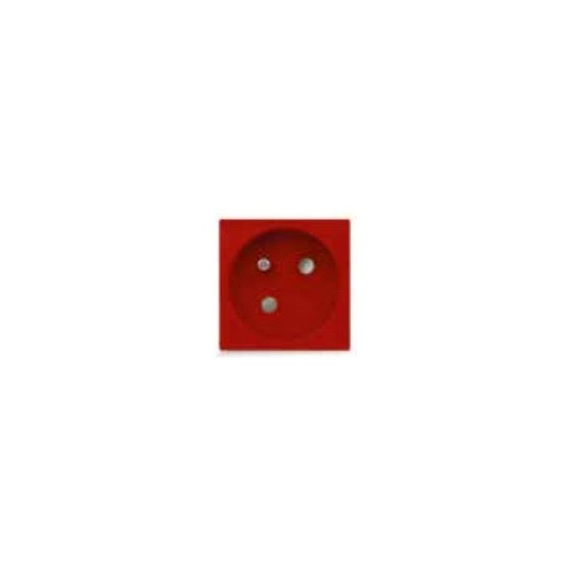 Prise 2P+T Carrée Française Rouge sans Détrompeur|sfh|b623370bb6f3|