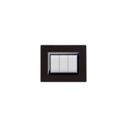PLAQUE BOIS 44 RECTANGULAIRE WENGE 3 MODULES|sfh|ad0bc95fffcb|