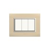 copy of PLAQUES NOVA 45 RECTANGULAIRE CHAMPAGNE CADRE CHROME 3 MODULES|sfh|3e5b732d2fd1|