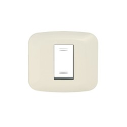 PLAQUE YES 45 CARREE IVOIRE 1 MODULE|sfh|bcd71f999a7f|