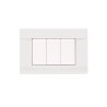 PLAQUES PENCHÉE 45 RECTANGULAIRE BLANC 3 MODULES|sfh|a871a0697d20|