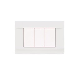 PLAQUES PENCHÉE 45 RECTANGULAIRE BLANC 3 MODULES|sfh|c7af80b8b0c8|