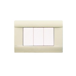 PLAQUES PENCHÉE 45 RECTANGULAIRE IVOIRE 3 MODULES|sfh|011cb2494e9d|