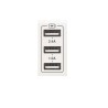 CHARGEUR TRIPLE USB 3.4A BLANC|sfh|9021e6c95d4a|