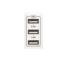 CHARGEUR TRIPLE USB 3.4A BLANC|sfh|07c85a13bc08|