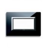 PLAQUE VERA 44 RECTANGULAIRE EN VERRE NOIR ABSOLU 4 MODULES|sfh|1742d51cd6b8|