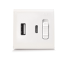 Chargeur USB ULTRA RAPIDE (PD) 20W TYPE A+C 2 MODULES CLARA 43|sfh|4d953d19728d|