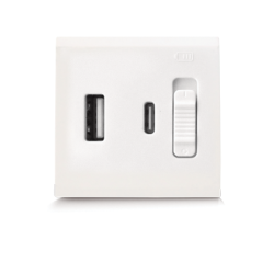 Chargeur USB ULTRA RAPIDE (PD) 20W TYPE A+C 2 MODULES CLARA 43|sfh|86fe7ba45a09|