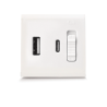 Chargeur USB ULTRA RAPIDE (PD) 20W TYPE A+C 2 MODULES CLARA 43|sfh|86fe7ba45a09|