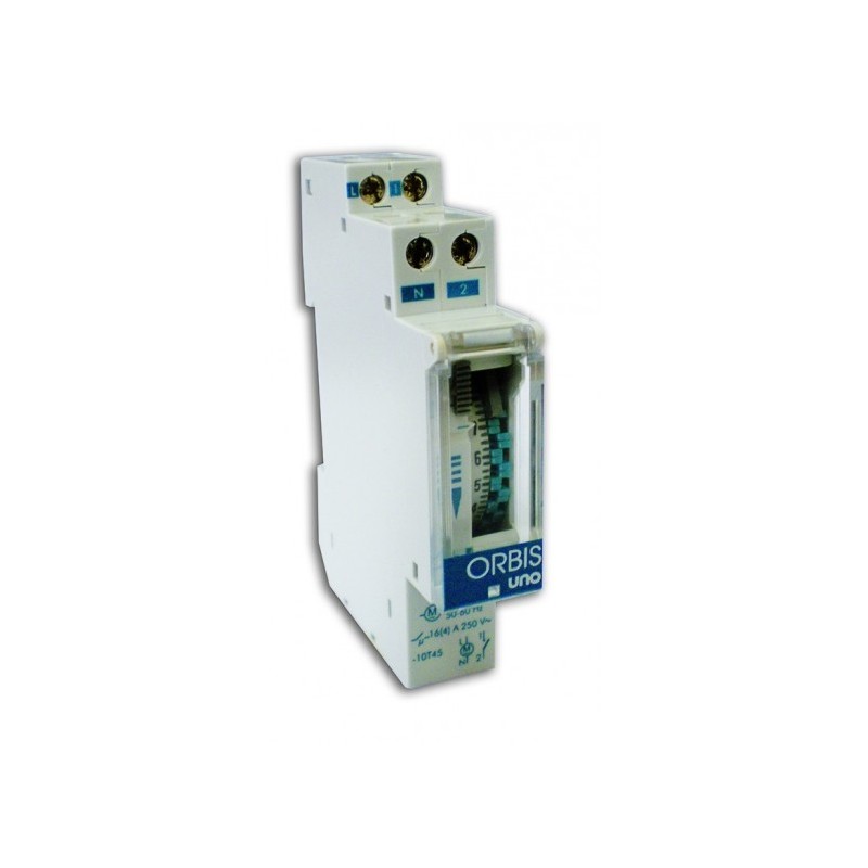 INTERRUPTEUR HORAIRE JOURNALIER 1 MODULE PAS DE 15 min SANS RESERVE|sfh|375b2ba2c7bb|