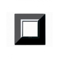PLAQUE ZAMA 44 CARREE NOIR ABSOLU 2 MODULES|sfh|1c49f53ef7a0|