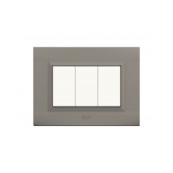 PLAQUES NOVA 45 RECTANGULAIRE ARGENT OPAQUE 3 MODULES|sfh|4628729de9bc|