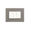 PLAQUES NOVA 45 RECTANGULAIRE ARGENT OPAQUE 3 MODULES|sfh|4628729de9bc|