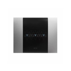 PLAQUE SMART 44 TOUCH RECTANGULAIRE ACIER NATUREL EFFET BROSSÉ JUSQU'À 6 COMMANDES 3 MODULES|sfh|0cd9117e91f6|