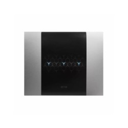 PLAQUE SMART 44 TOUCH RECTANGULAIRE ACIER NATUREL EFFET BROSSÉ JUSQU'À 6 COMMANDES 3 MODULES|sfh|90cf578c0982|