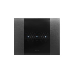 PLAQUE SMART 44 TOUCH RECTANGULAIRE ACIER ANTHRACITE EFFET BROSSÉ JUSQU'À 6 COMMANDES 3 MODULES|sfh|73a90fbb1680|