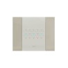 PLAQUE SMART 44 TOUCH RECTANGULAIRE TAUPE EFFET MAT JUSQU'À 6 COMMANDES 3 MODULES|sfh|7d4952158096|
