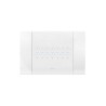 PLAQUE SMART 44 TOUCH RECTANGULAIRE BLANC EFFET BRILLANT JUSQU'À 7 COMMANDES 4 MODULES|sfh|1b4520f11083|