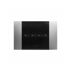 PLAQUE SMART 44 TOUCH RECTANGULAIRE ACIER NATUREL EFFET BROSSÉ JUSQU'À 7 COMMANDES 4 MODULES|sfh|e06053c16fbf|