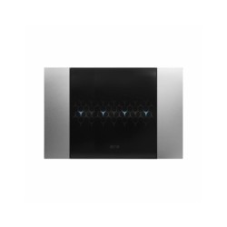 PLAQUE SMART 44 TOUCH RECTANGULAIRE ACIER NATUREL EFFET BROSSÉ JUSQU'À 7 COMMANDES 4 MODULES|sfh|424231fa14b5|