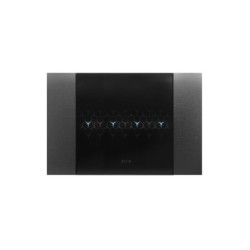 PLAQUE SMART 44 TOUCH RECTANGULAIRE ACIER ANTHRACITE EFFET BROSSÉ JUSQU'À 7 COMMANDES 4 MODULES|sfh|3f0265c3b3b6|