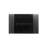 PLAQUE SMART 44 TOUCH RECTANGULAIRE ACIER ANTHRACITE EFFET BROSSÉ JUSQU'À 7 COMMANDES 4 MODULES|sfh|171305057ed5|