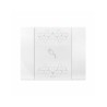 PRISE COULISSANTE SMART 44 TOUCH RECTANGULAIRE BLANC EFFET BRILLANT 3 MODULES|sfh|ed512fdc4042|
