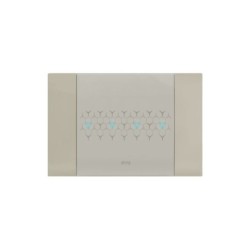 PLAQUE SMART 44 TOUCH RECTANGULAIRE TAUPE EFFET MAT JUSQU'À 7 COMMANDES 4 MODULES|sfh|ad5b5434d3ca|