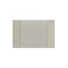 PLAQUE SMART 44 TOUCH RECTANGULAIRE TAUPE EFFET MAT JUSQU'À 7 COMMANDES 4 MODULES|sfh|ad5b5434d3ca|