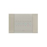 PLAQUE SMART 44 TOUCH RECTANGULAIRE TAUPE EFFET MAT JUSQU'À 7 COMMANDES 4 MODULES|sfh|796cecab967d|