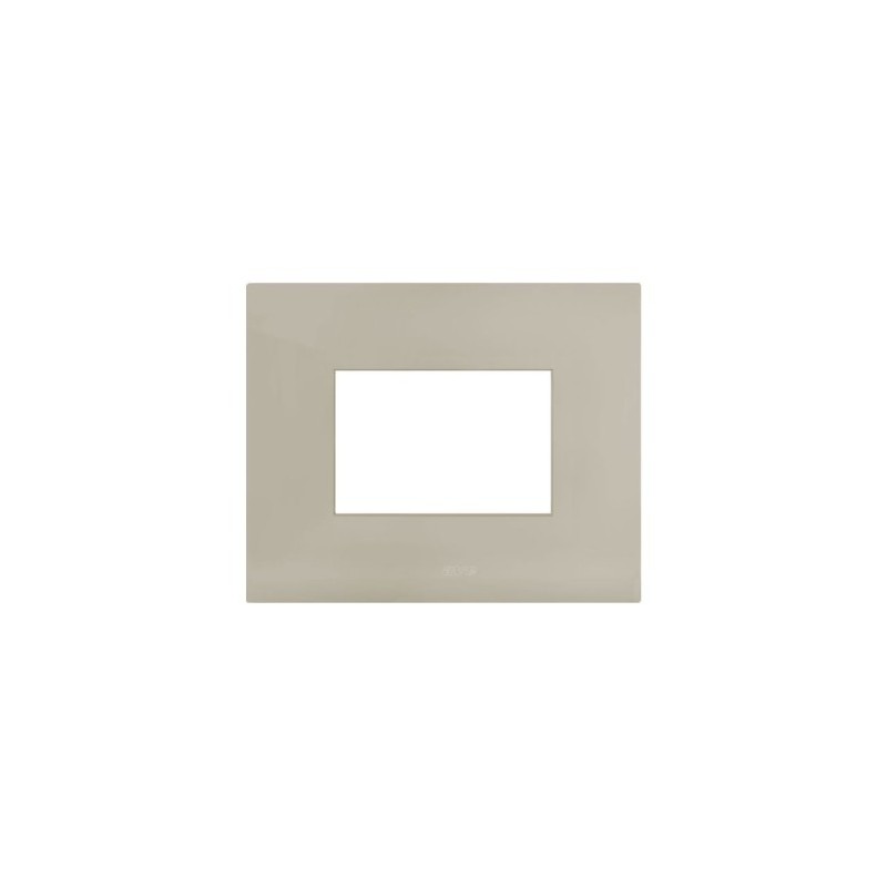 PLAQUE SMART 44 RECTANGULAIRE GRIS TAUPE EFFET MAT 3 MODULES|sfh|bf556cac5ac6|