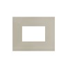 PLAQUE SMART 44 RECTANGULAIRE GRIS TAUPE EFFET MAT 3 MODULES|sfh|bf556cac5ac6|
