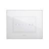 PLAQUE VERA 44 TOUCH RECTANGULAIRE BLANC 3 MODULES 3 COMMANDES|sfh|0b93410b6227|