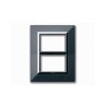 PLAQUE ZAMA 44 RECTANGULAIRE GRIS FONCÉ METALLISÉ 3+3 MODULES|sfh|b8e33e8cd286|