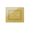 PLAQUE VERA 44 TOUCH RECTANGULAIRE GOLD 3 MODULES 2 COMMANDES|sfh|0fea53eb9734|