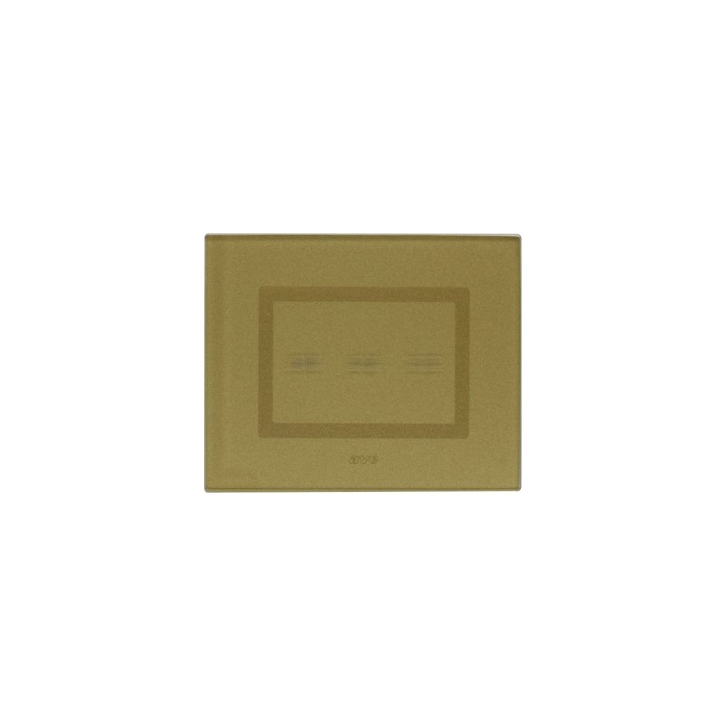 PLAQUE VERA 44 TOUCH RECTANGULAIRE GOLD 3 MODULES 3 COMMANDES|sfh|275039796920|
