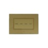 PLAQUE VERA 44 TOUCH RECTANGULAIRE GOLD 4 MODULES 4 COMMANDES|sfh|159b74bb35e6|