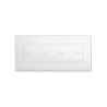 PLAQUE VERA 44 TOUCH RECTANGULAIRE BLANC 7 MODULES 4 COMMANDES|sfh|7696f2453390|