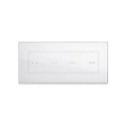 PLAQUE VERA 44 TOUCH RECTANGULAIRE BLANC 7 MODULES 4 COMMANDES|sfh|95691a788b05|