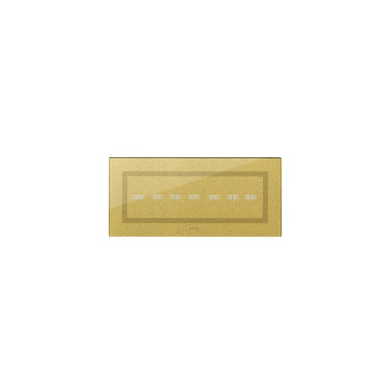 PLAQUE VERA 44 TOUCH RECTANGULAIRE GOLD 7 MODULES 7 COMMANDES|sfh|629178587801|