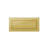PLAQUE VERA 44 TOUCH RECTANGULAIRE GOLD 7 MODULES 7 COMMANDES|sfh|6b2ce92a35eb|