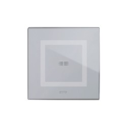 PLAQUE VERA 44 TOUCH CARRÉE GRIS OPAQUE 2 MODULES 1 COMMANDE|sfh|3ff2856145ca|