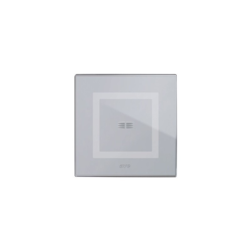 PLAQUE VERA 44 TOUCH CARRÉE GRIS OPAQUE 2 MODULES 1 COMMANDE|sfh|3ff2856145ca|
