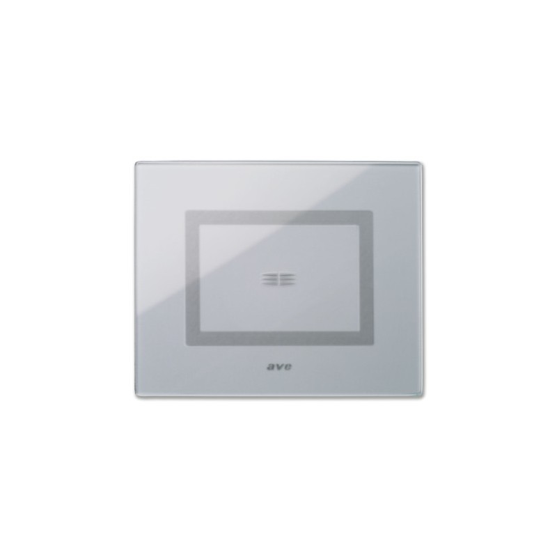 PLAQUE VERA 44 TOUCH RECTANGULAIRE GRIS OPAQUE 3 MODULES 1 COMMANDE|sfh|e51db173adb2|