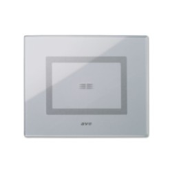 PLAQUE VERA 44 TOUCH RECTANGULAIRE GRIS OPAQUE 3 MODULES 1 COMMANDE|sfh|da1a1d7dcb4a|